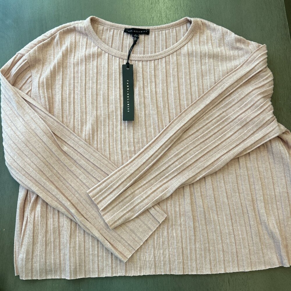 Jane And Delancey Ribbed Long-Sleeve Top